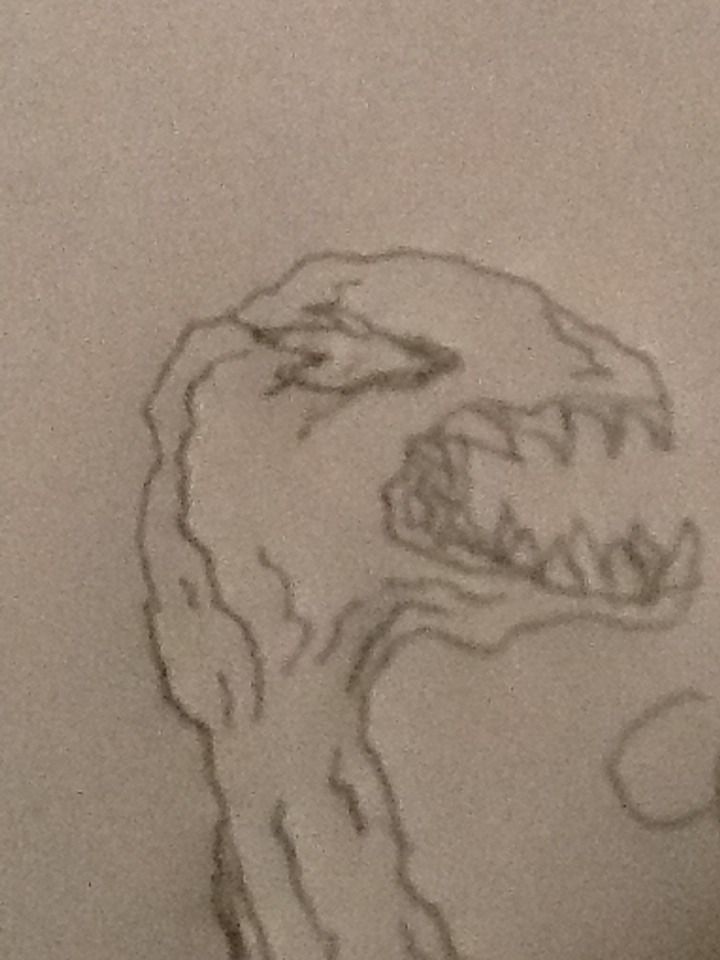 Real Life Looking Creeper Drawing