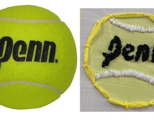 Embroidering on Printed Fabric