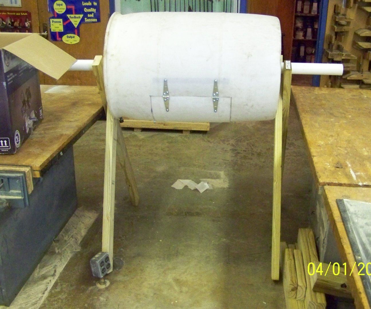 Rotating Bin Composter