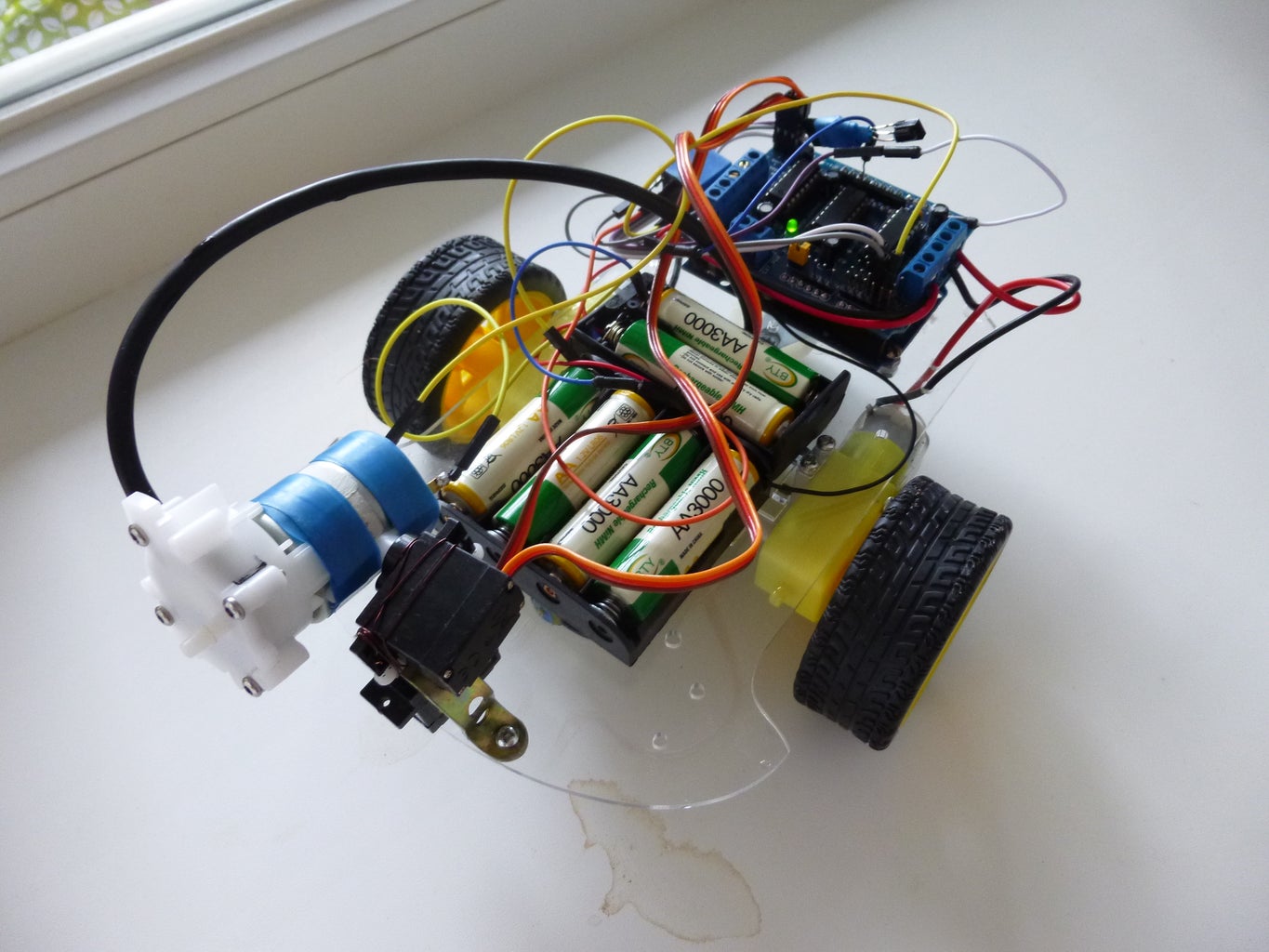 Water Cannon Arduino Robot IR - Instructables