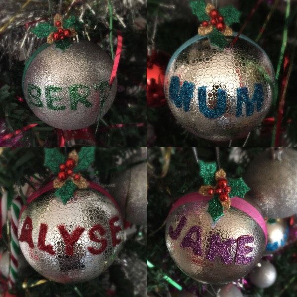 Personalise Christmas Baubles!
