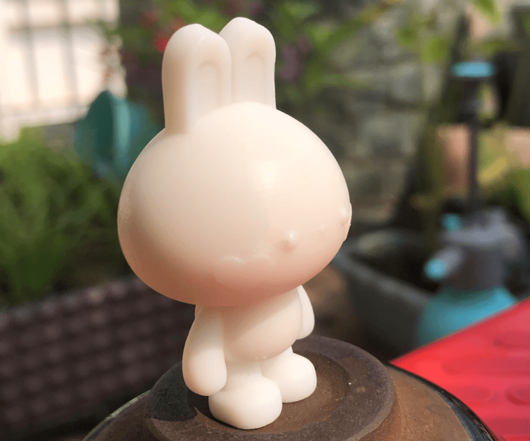CARTOON BUNNY 3d Printing Drawing Model Material Q Version of Cartoon Rabbit STL