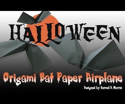 How to Fold an Origami Halloween Bat that Flies