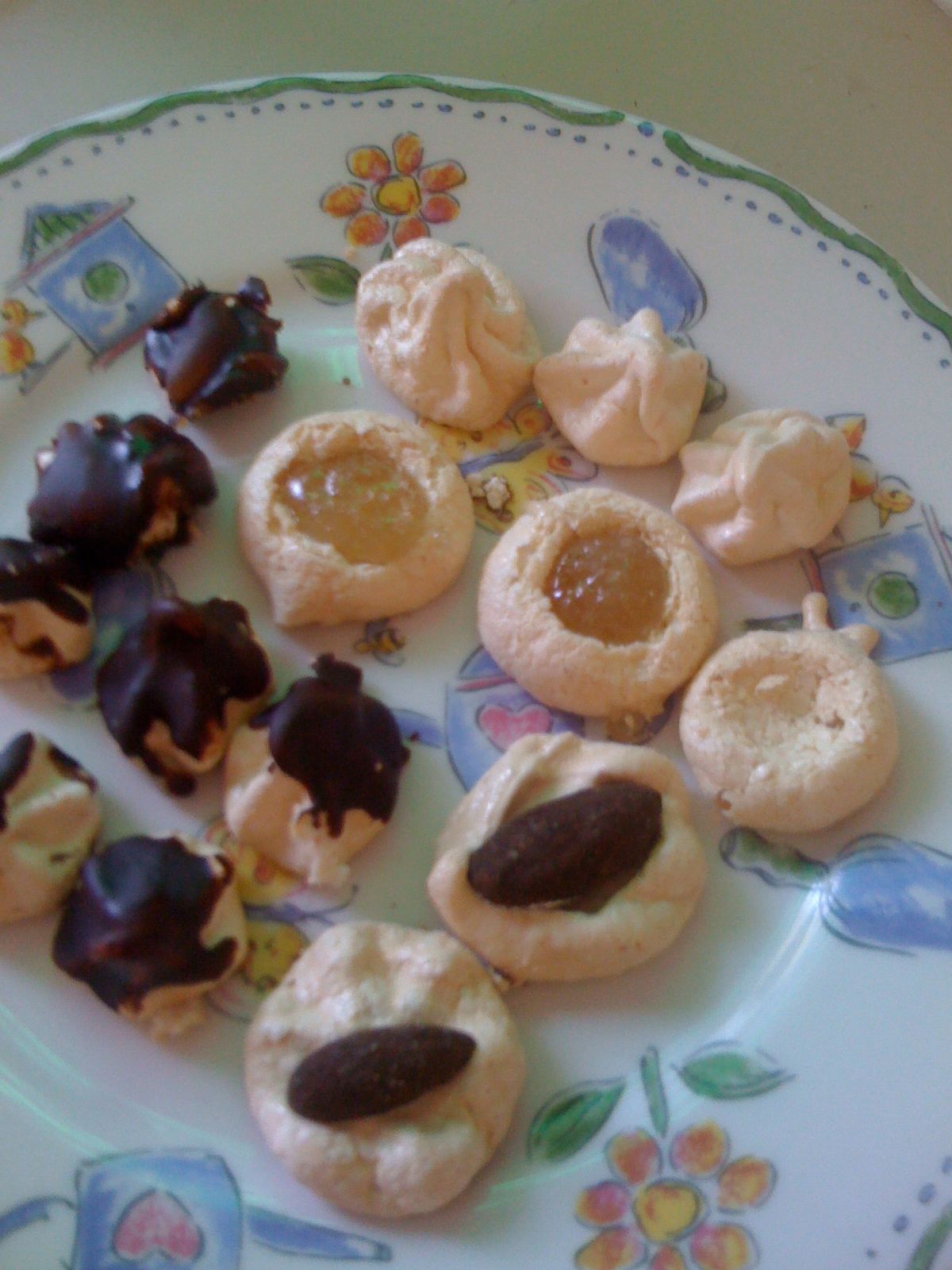 When Cookies Cross the Line, Caramel Center, Chocolate Dipped MERINGUE CANDY!