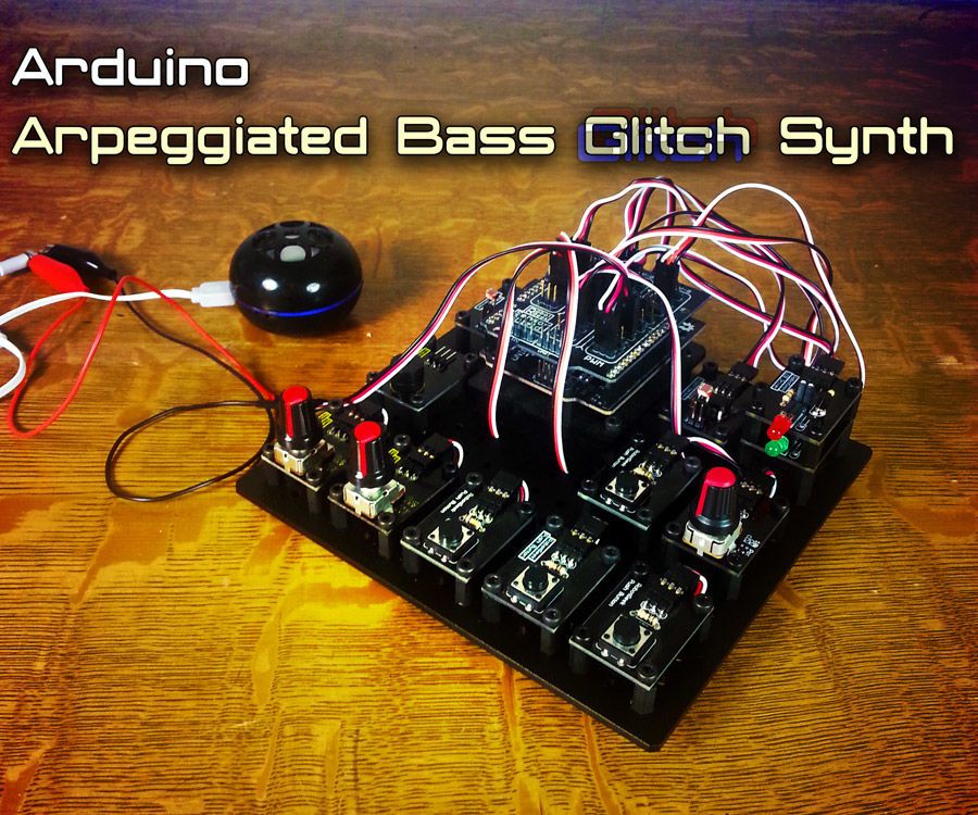 Arduino Arpeggiated Bass Glitch Synth Electronic Instrument