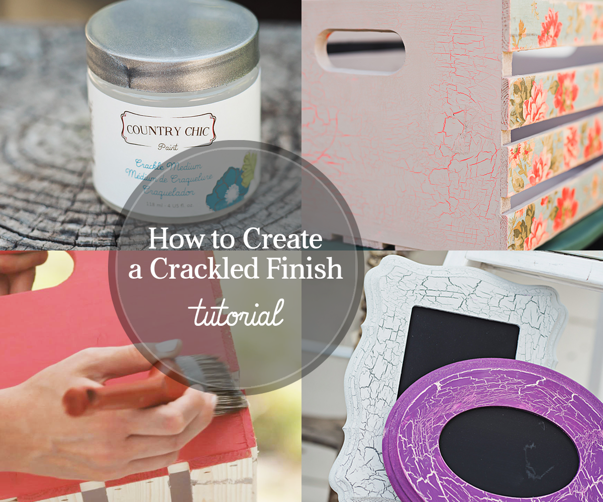How to Give Your Furniture a Crackle Finish