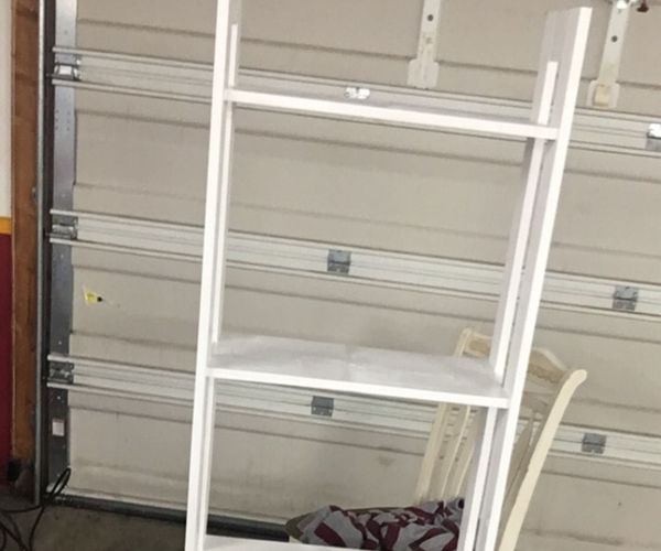 Homemade Standing Shelf