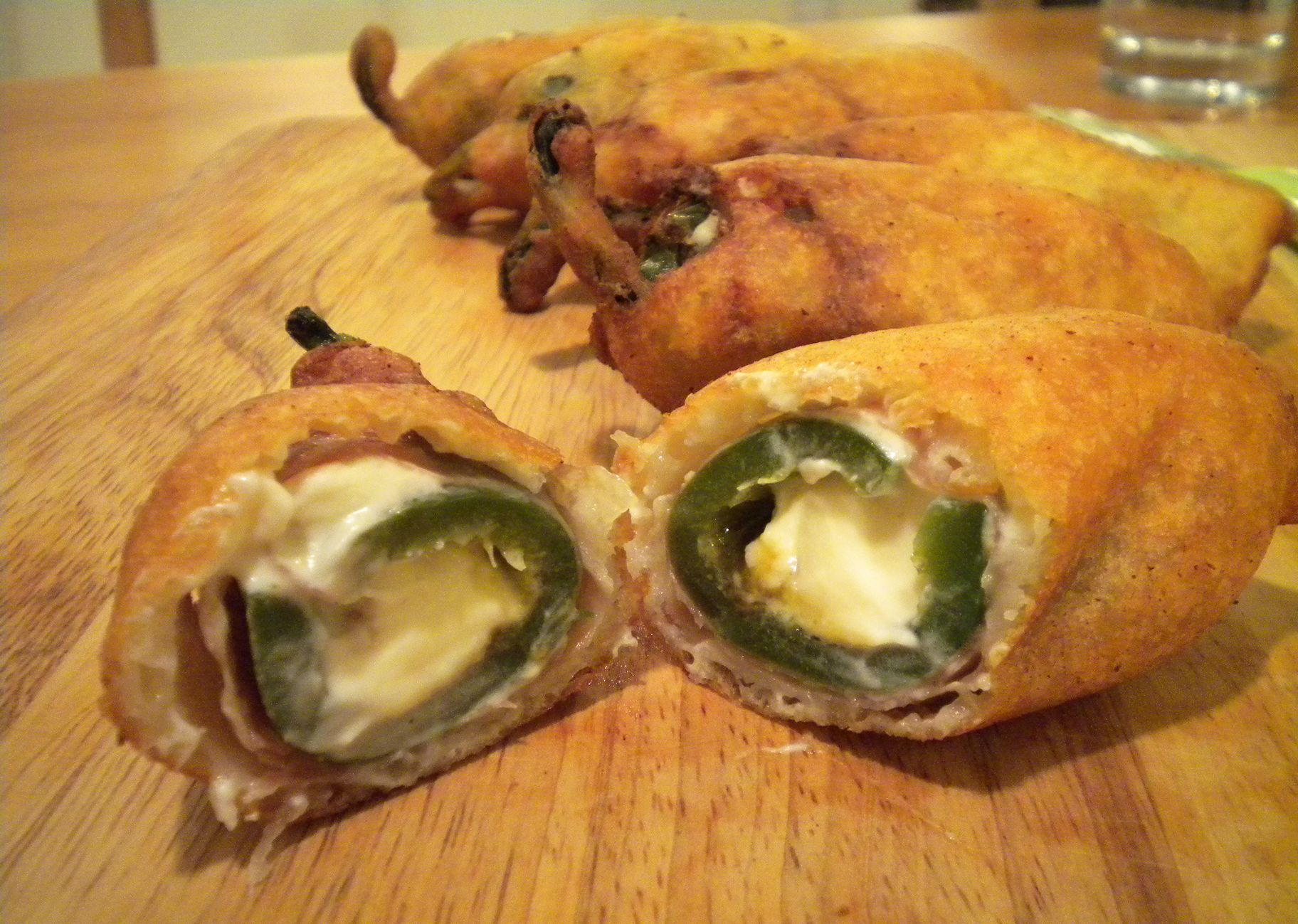 Pancake-battered Sweet & Spicy Jalapeno Poppers