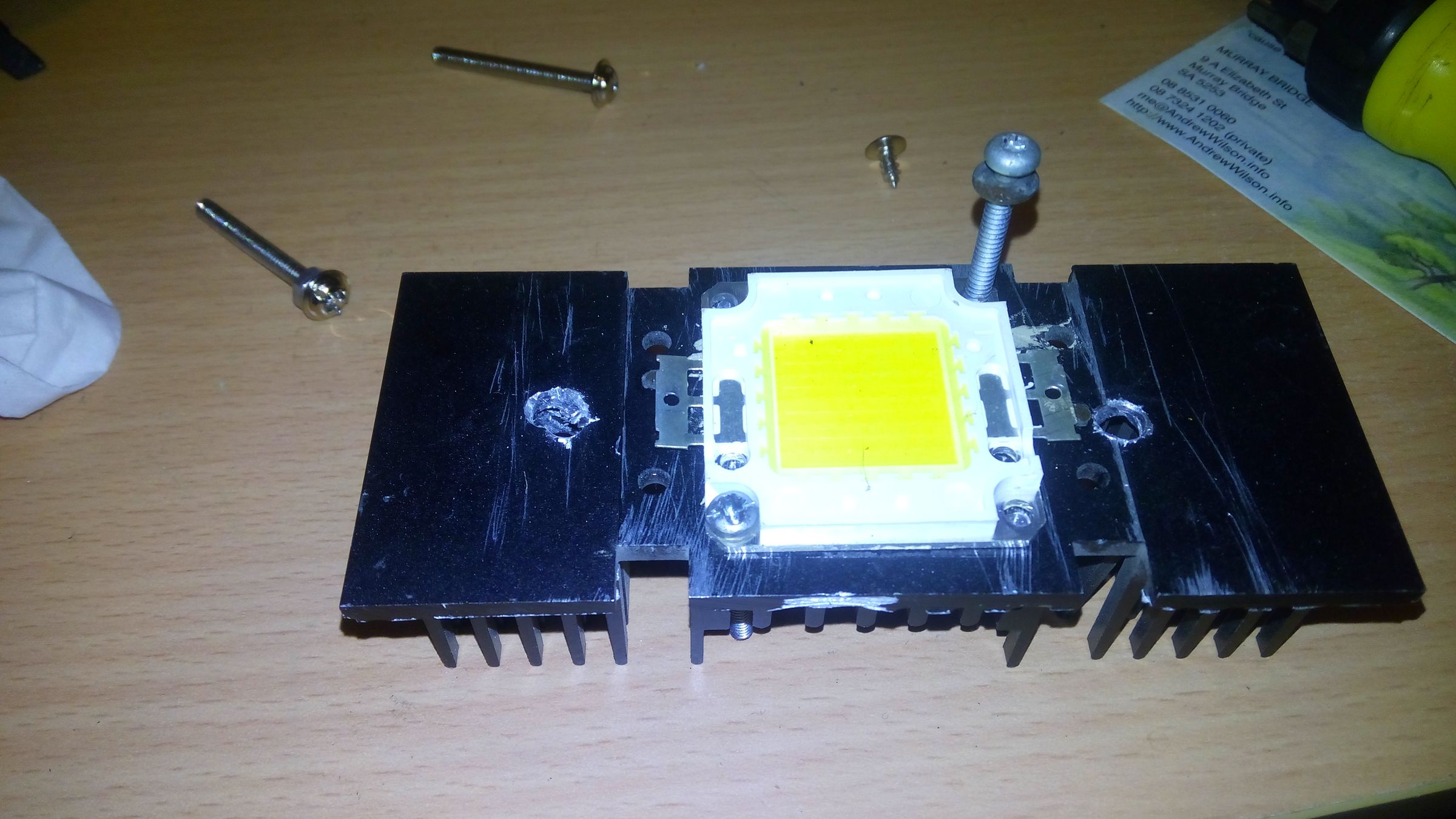 Light Conversion Cep Module Flood Lamp LED Conversion - LED CHIP and PSU KIT. : 6 Steps - Instructables