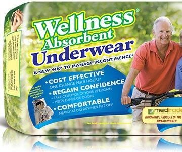 New! Unique Wellness Absorbent Underwear, Xlg, 48 Per Case