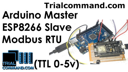 Arduino Master & ESP8266 Slave Modbus RTU (TTL)