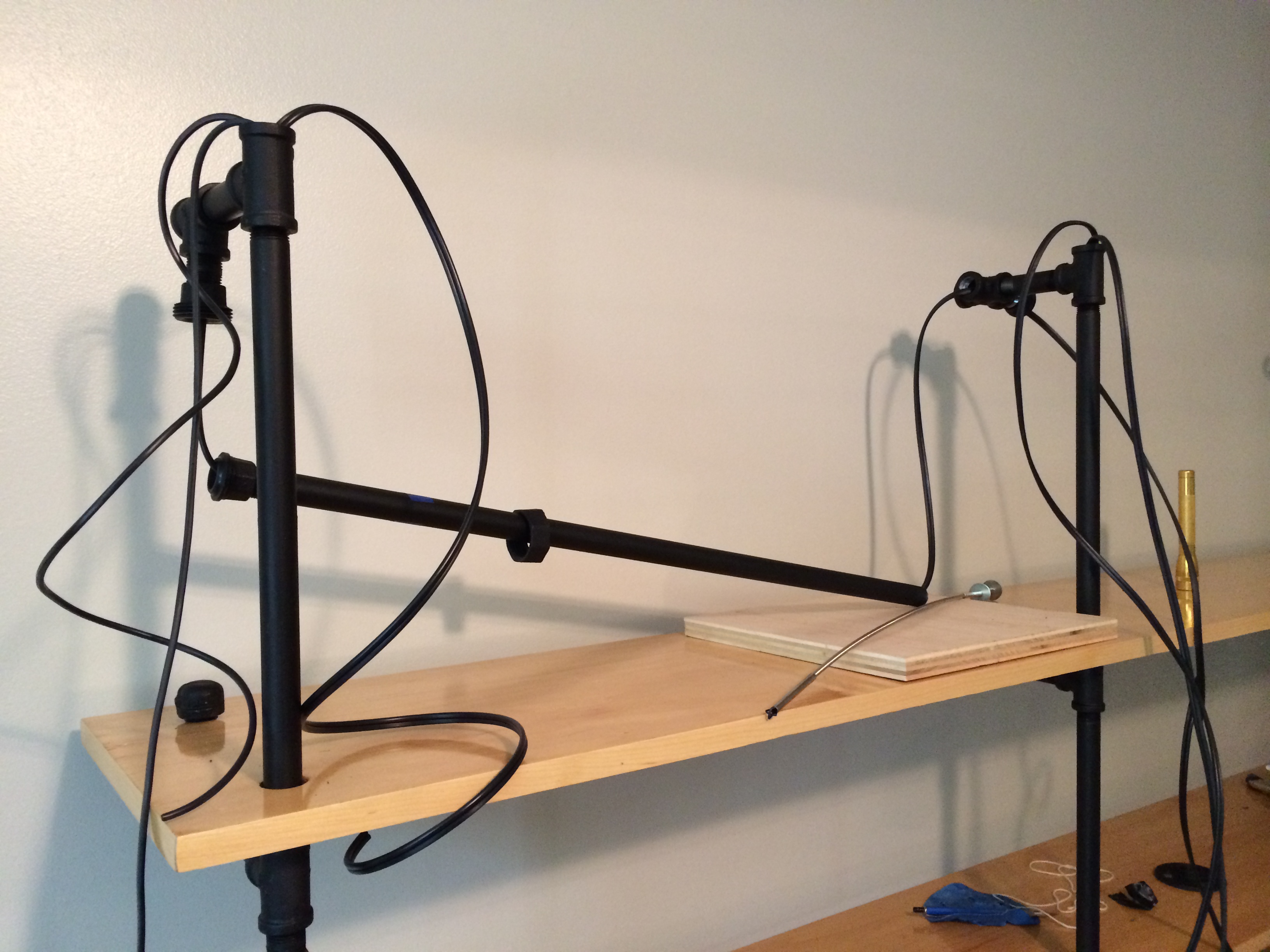 Lighted Pipesupported Shelves 10 Steps (with Pictures) Instructables