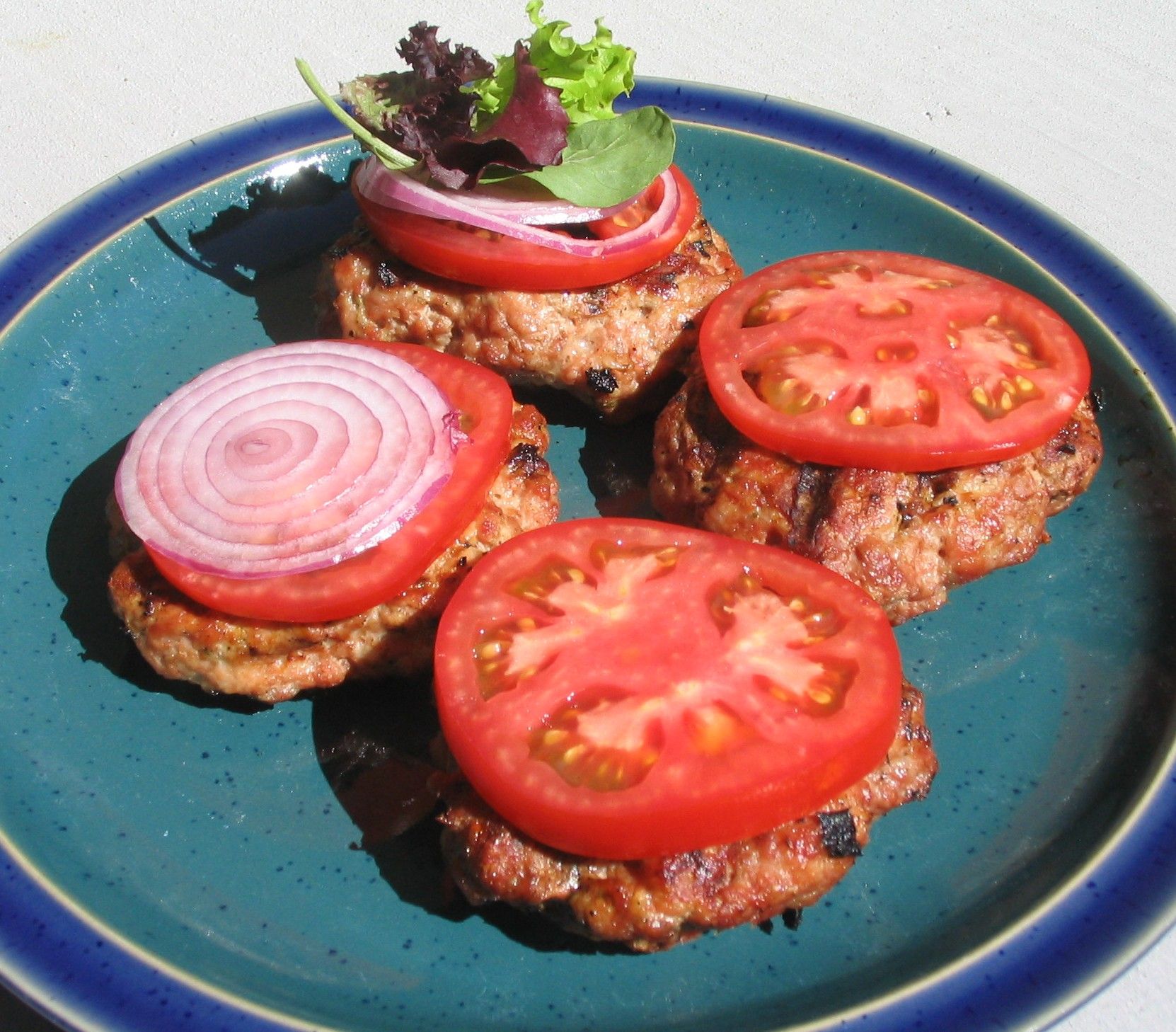 Garlic Rosemary Turkey Burgers