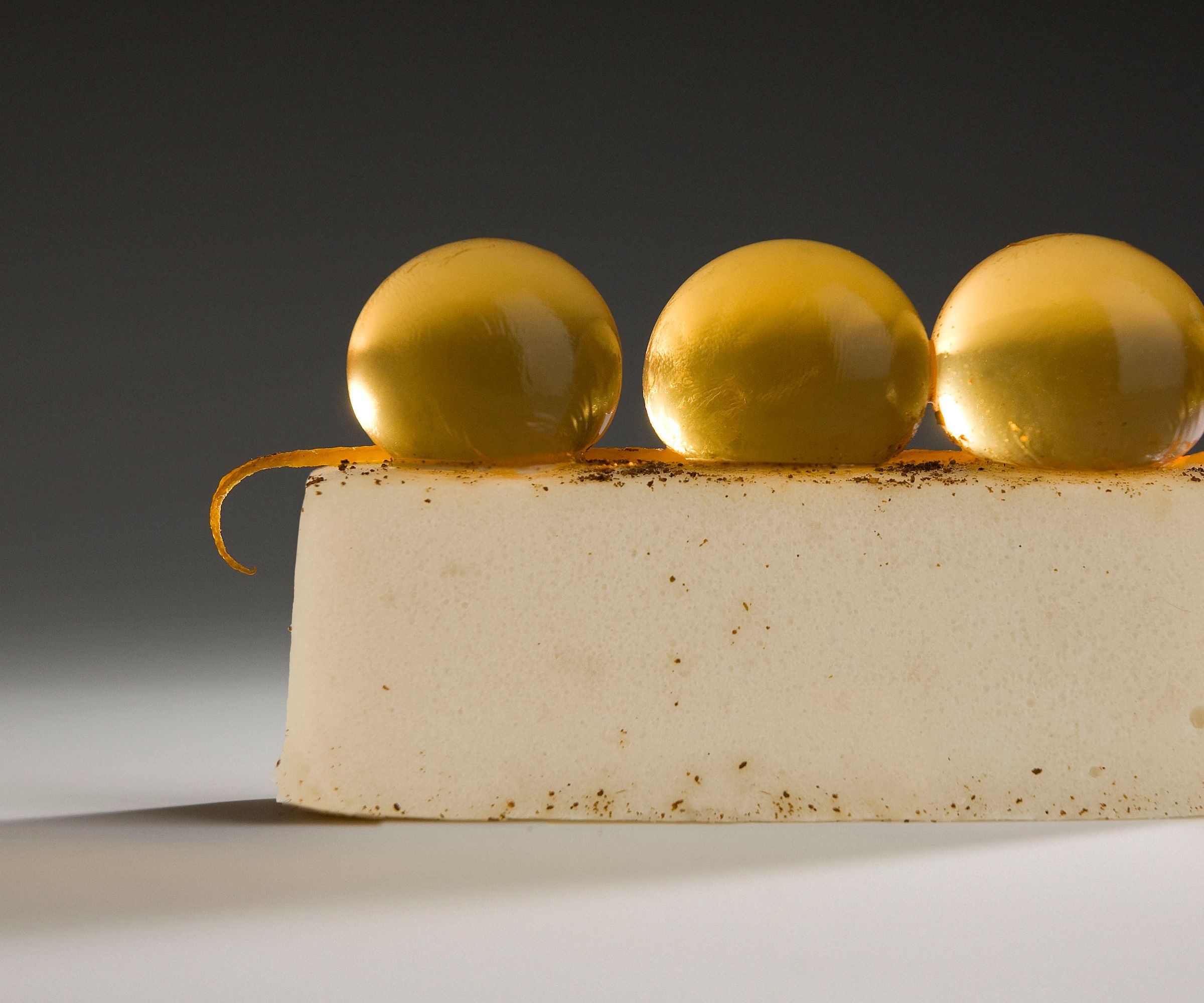 Molecular Gastronomy - Coco-almond Fondant