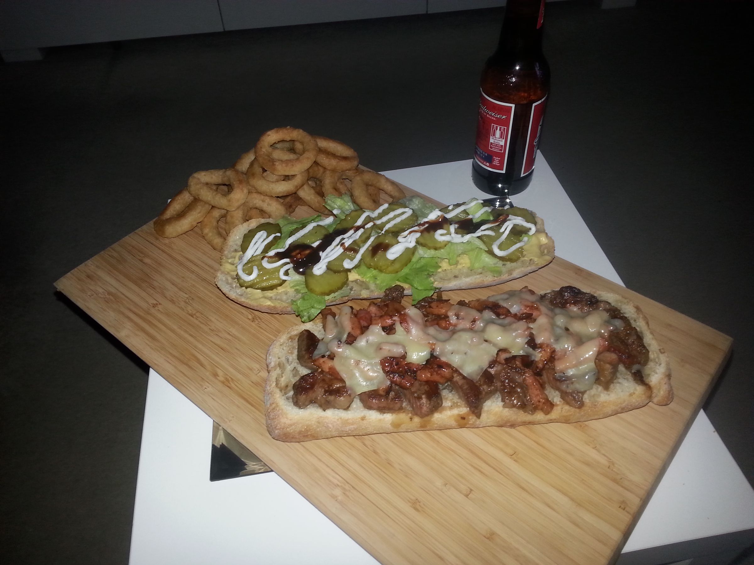 deano's ultimate night in steak sandwich