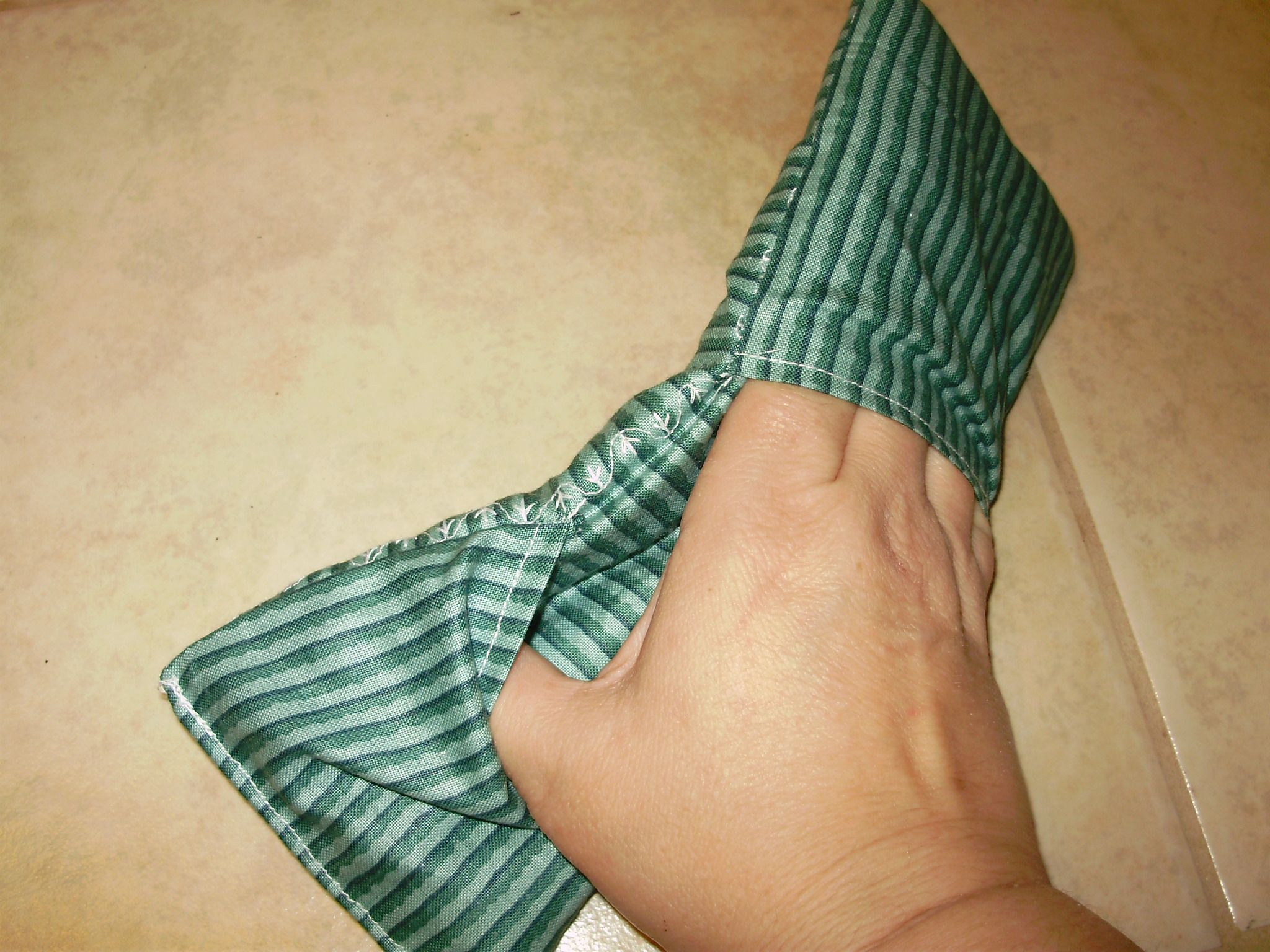 slide and grab potholder