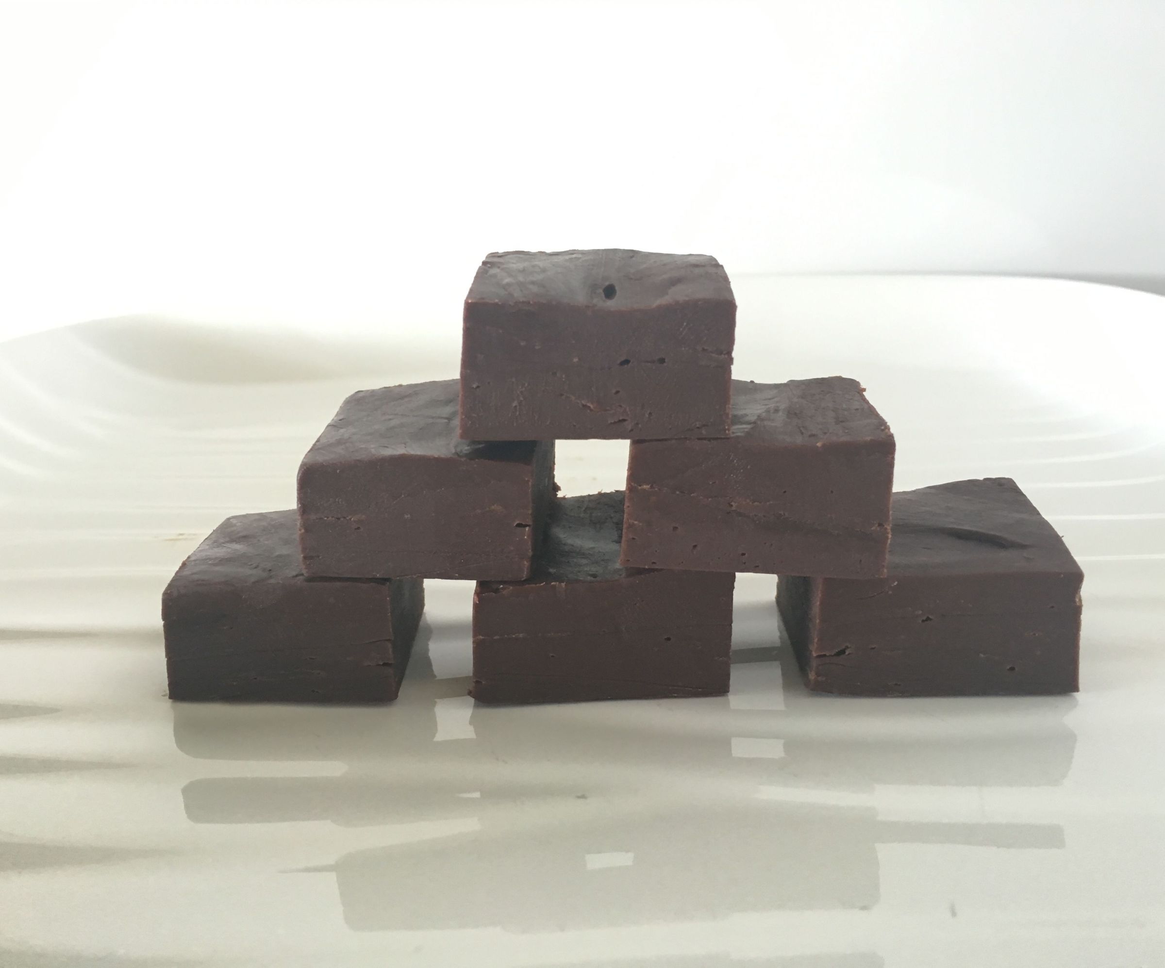 Quick 3 Ingredient Dark Chocolate Fudge