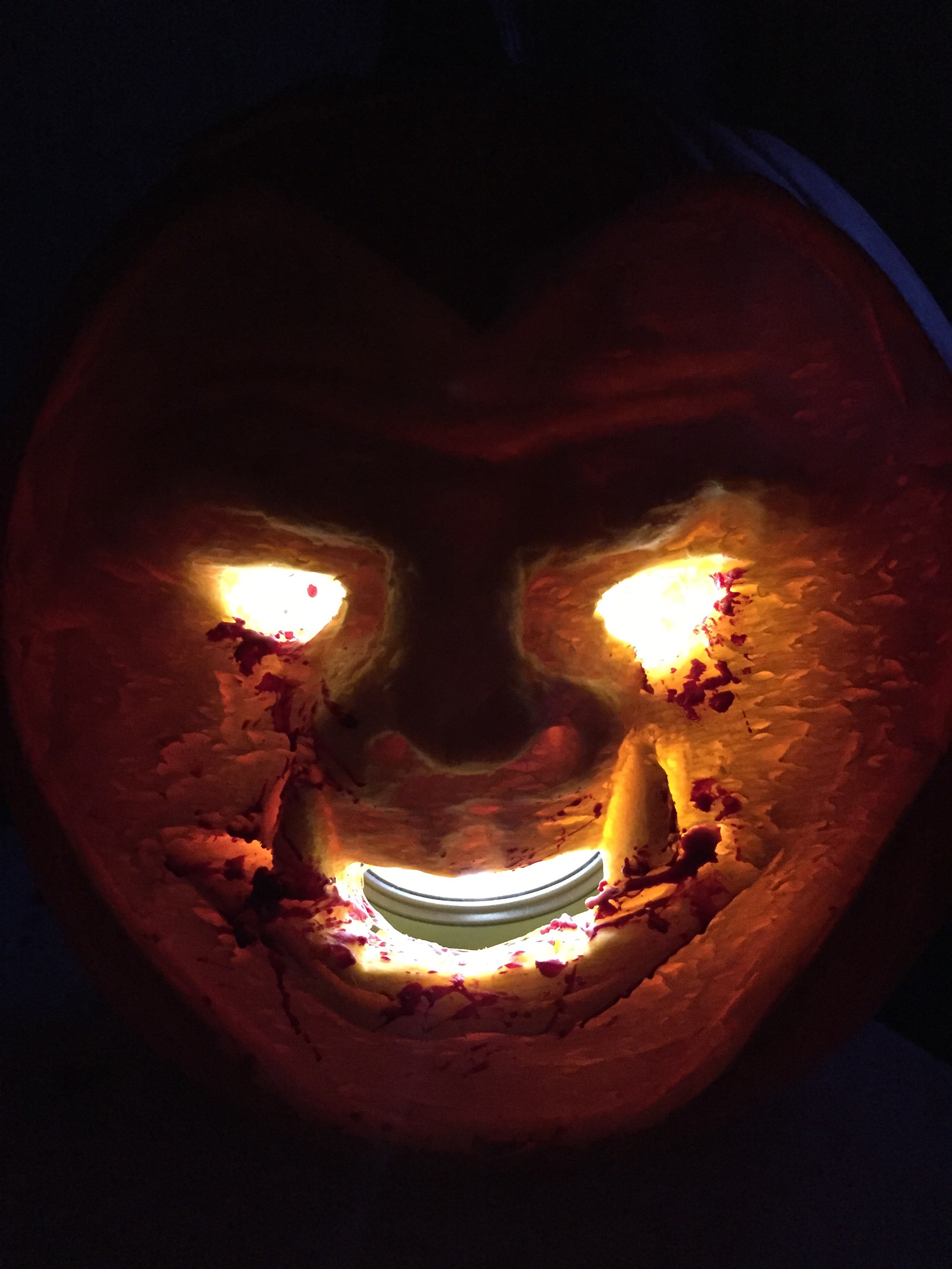 Pumpkin Carving With Crayon Wax