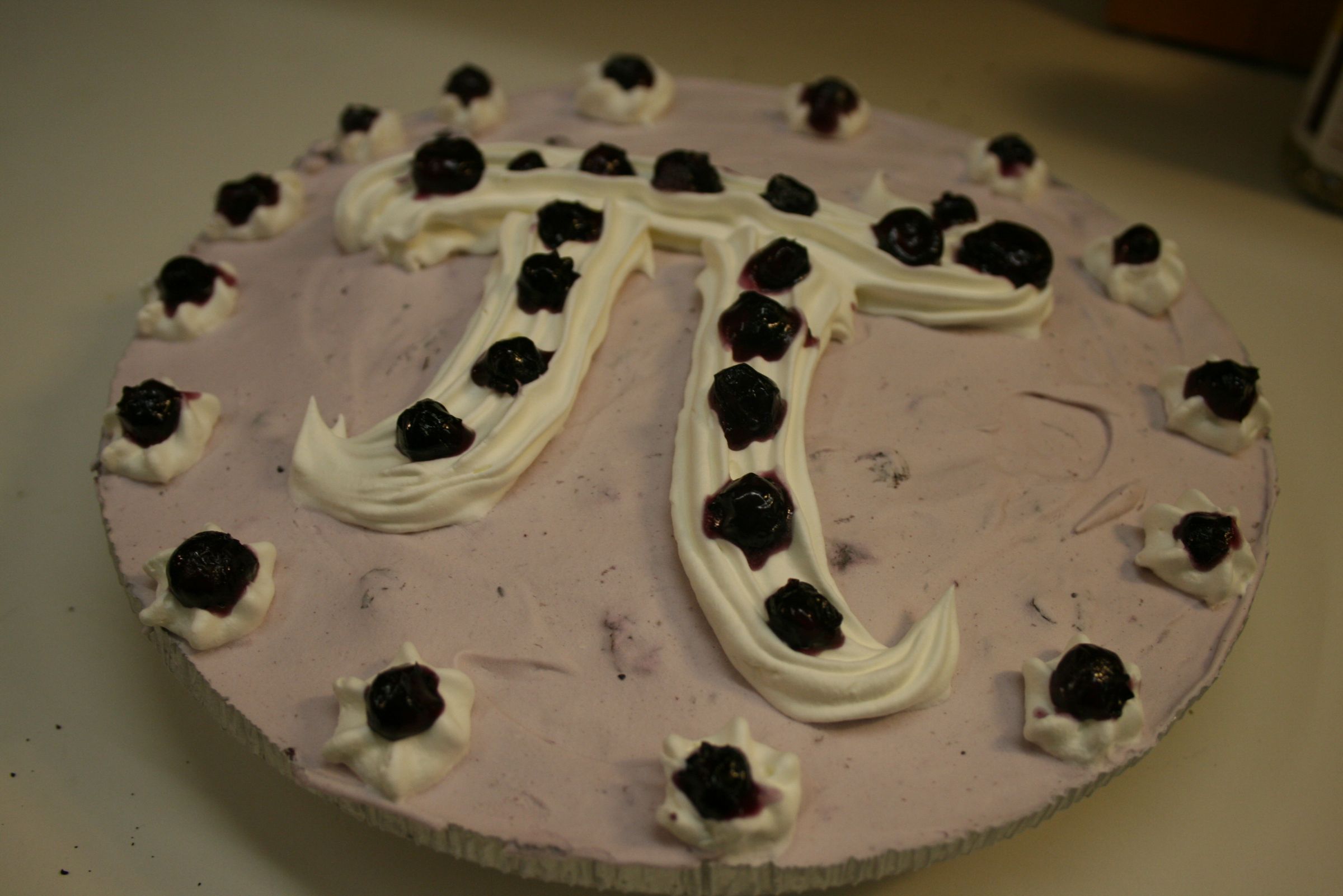 Pi Day Blueberry Frozen Yogurt Pi Pie - As Easy As 3.1415