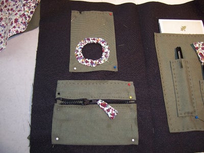 Sew on Large Patches to Inner Upholstery Fabric.