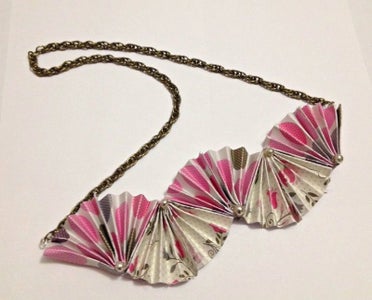 DIY Folded Paper Jewelry