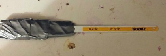 Hand Saw From Hacksaw Blade