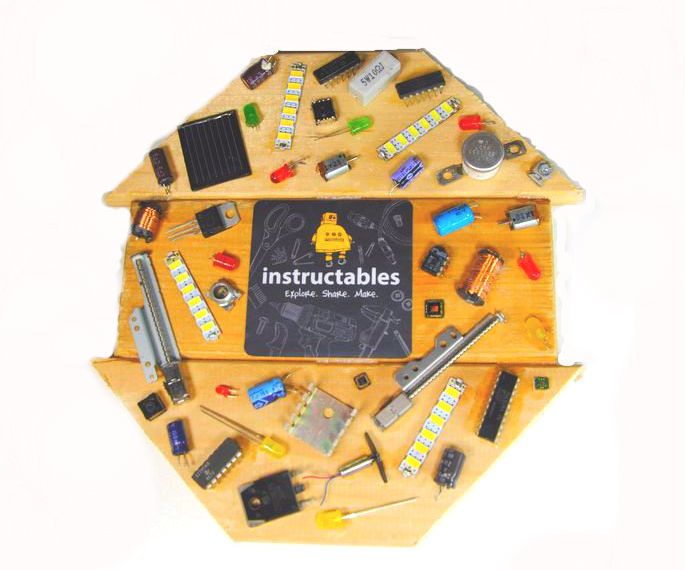 Electronic Component Plaque for 1000 Instructables Followers! : 6 Steps ...