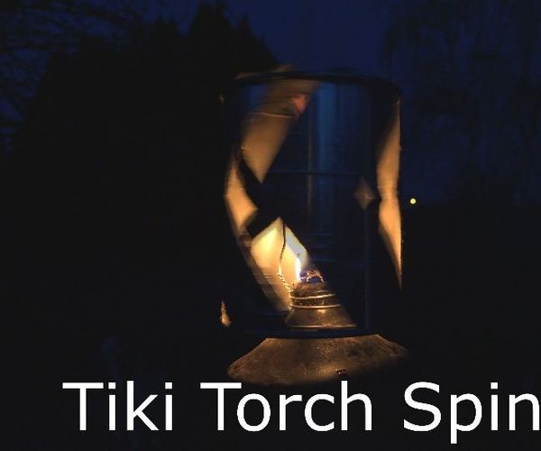 Tiki Torch ~ Spinning Lantern
