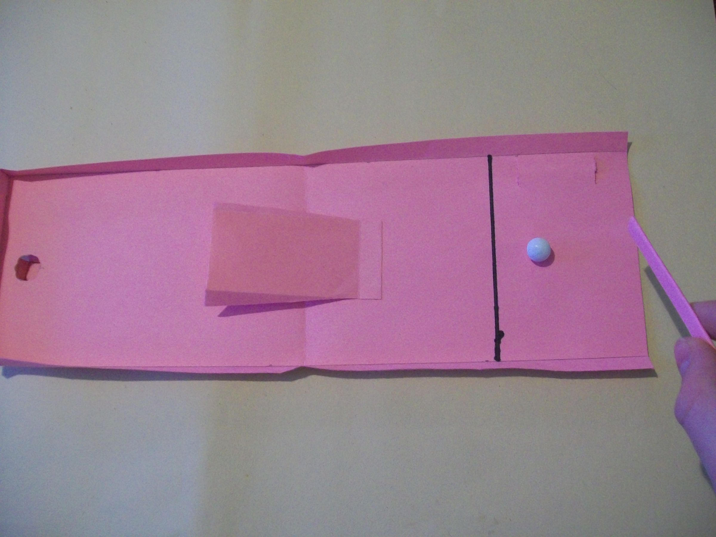 Mini-Golf Card Valentine