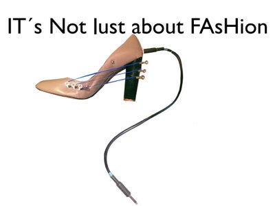 TOOLS FOR UPCYCLING HIGH HEELED FASHION SHOES INTO GUITARS