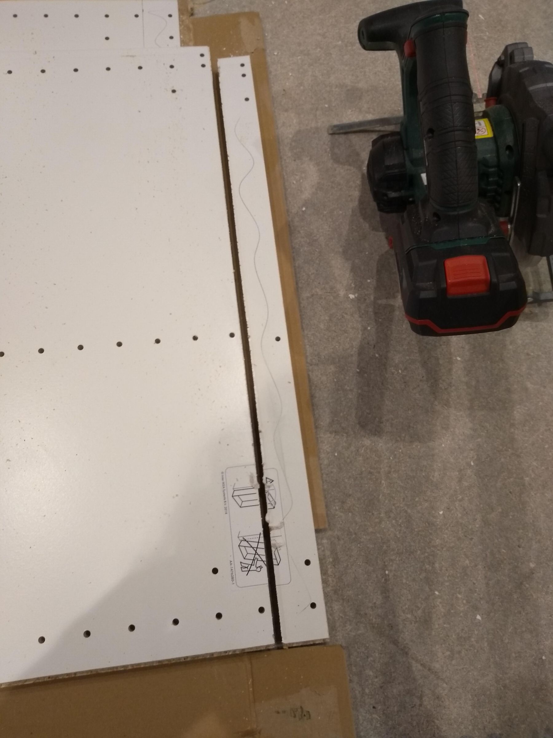 IKEA Pax Wardrobe Shortening, Reducing Height, Buildingin Floor to