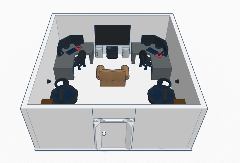 The Couples Ultimate Gaming Room.