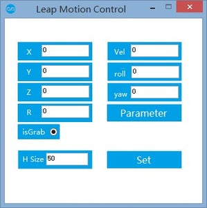 Leap Motion Control With Dobot.exe