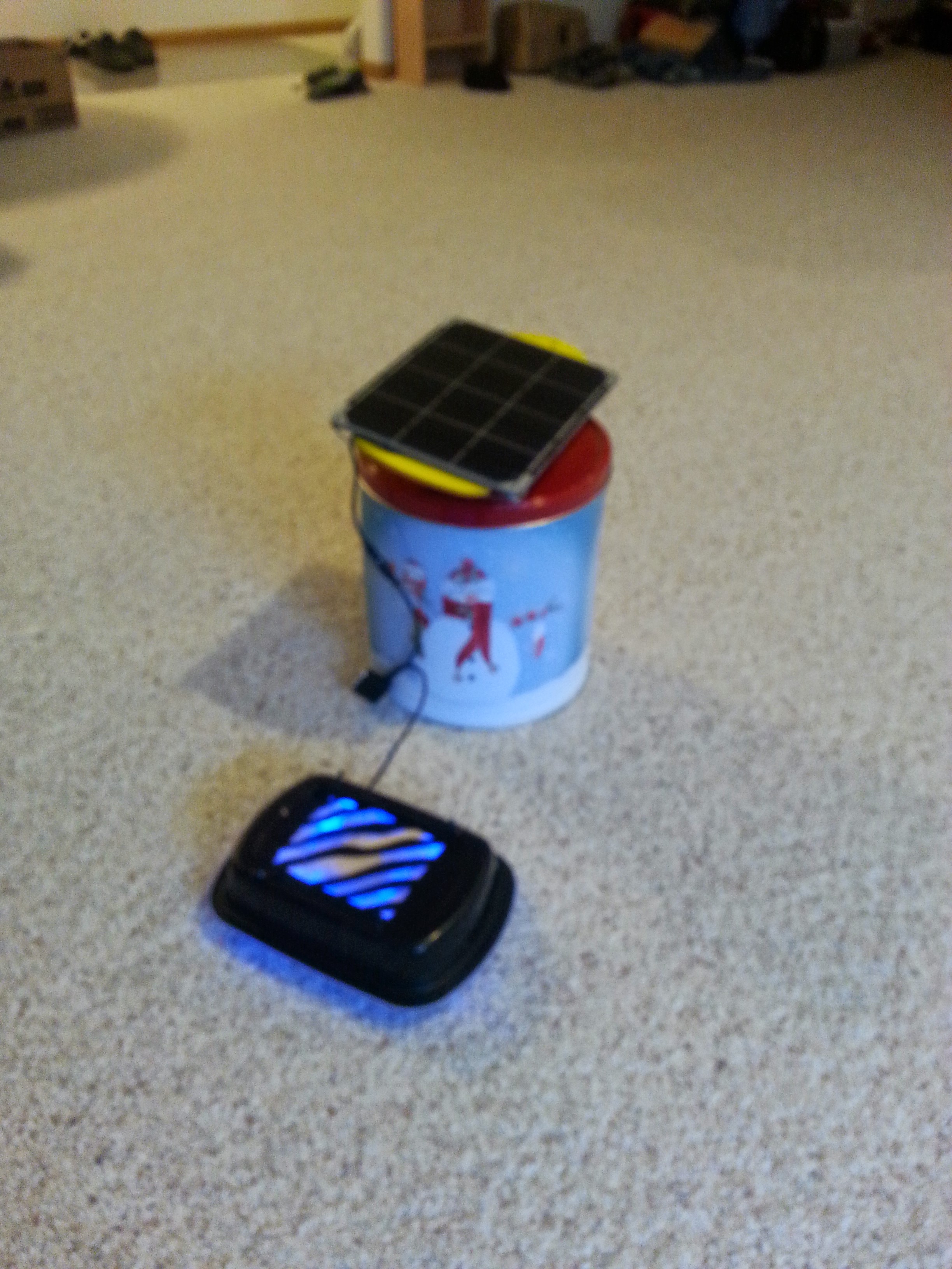 Portable Solar Powered Air Filter
