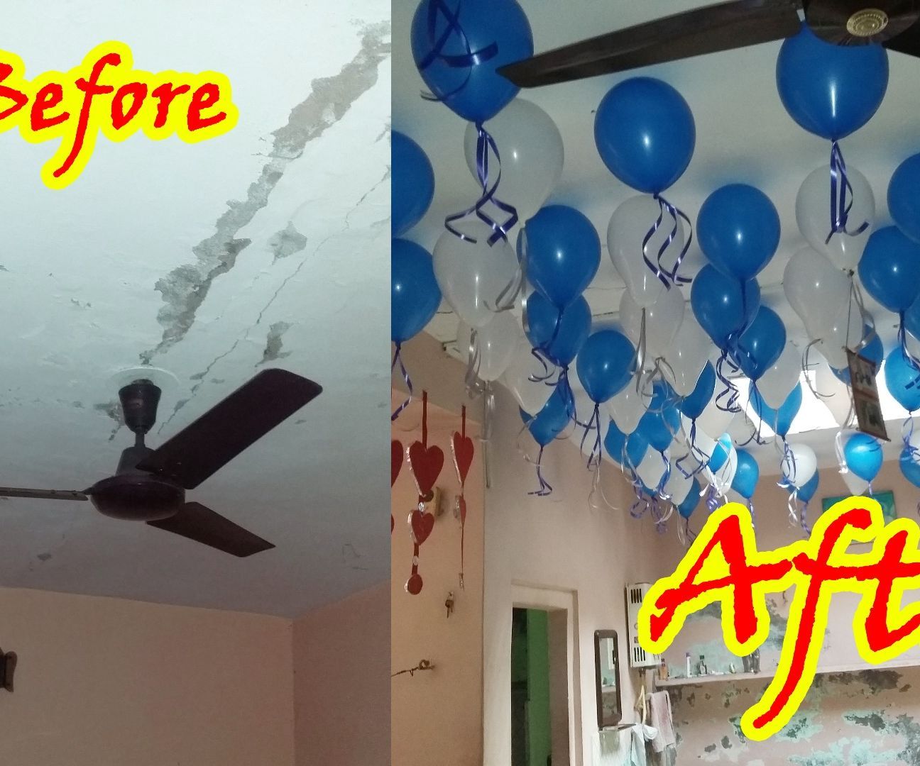 Decorate Your Home With Balloons Floating in Air
