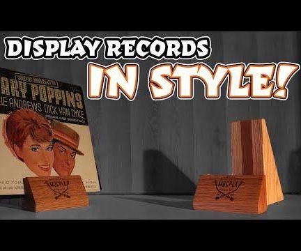 Vinyl Record Display Stand