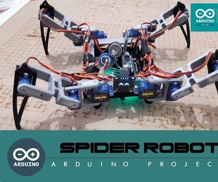 ARDUINO SPIDER ROBOT (QUADRUPED) : 7 Steps - Instructables