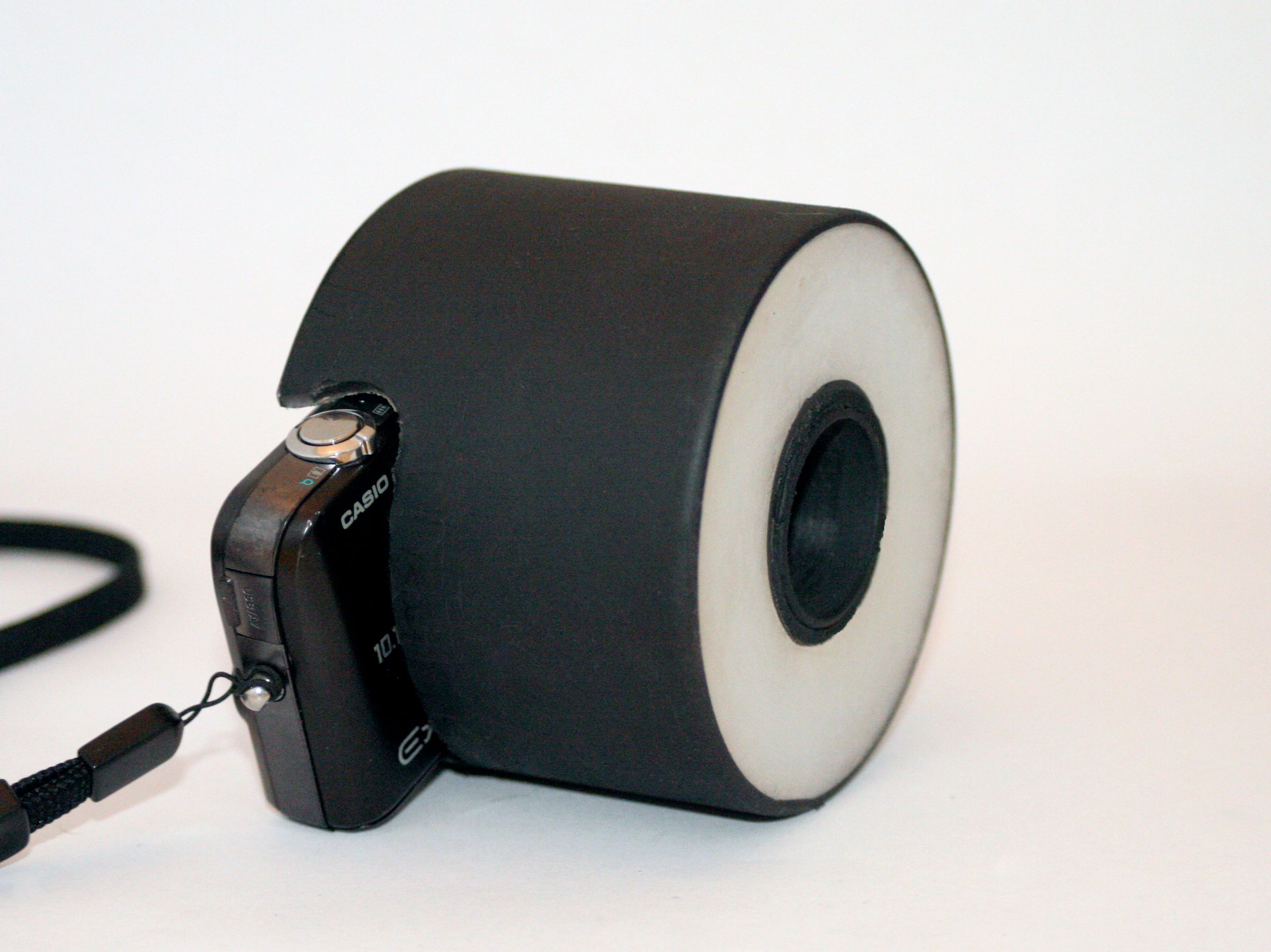 PointandShoot Ring Flash Diffuser 6 Steps (with Pictures