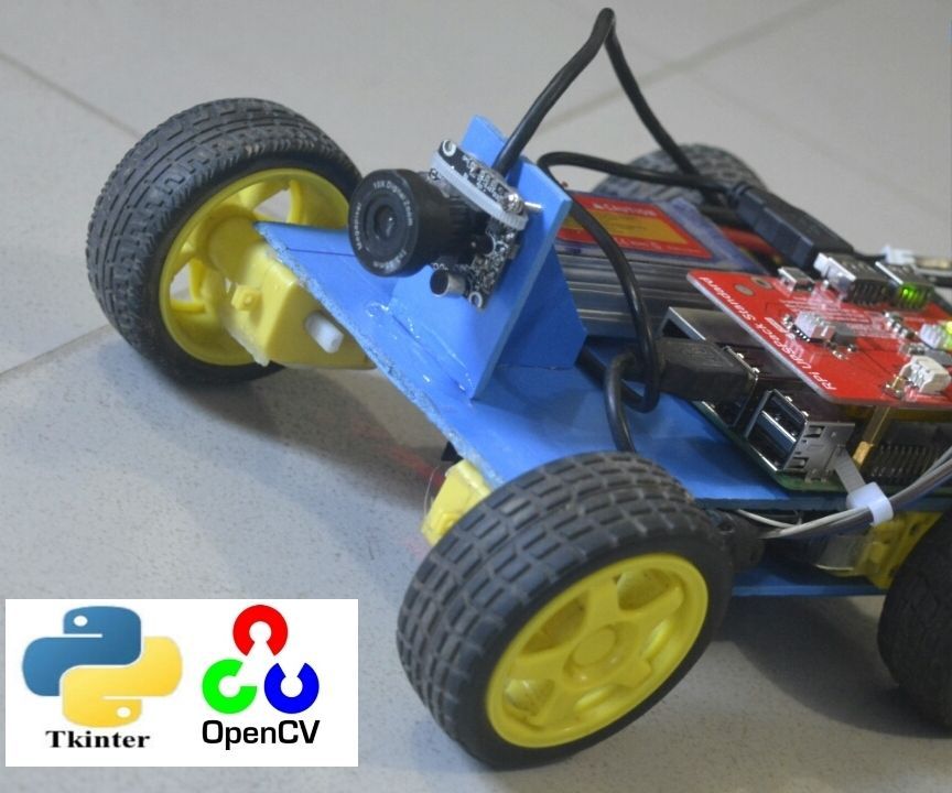 SpyBot: Rpi Robot With Live Camera Feed!! Opencv-tkinter-rpi : 6 Steps ...