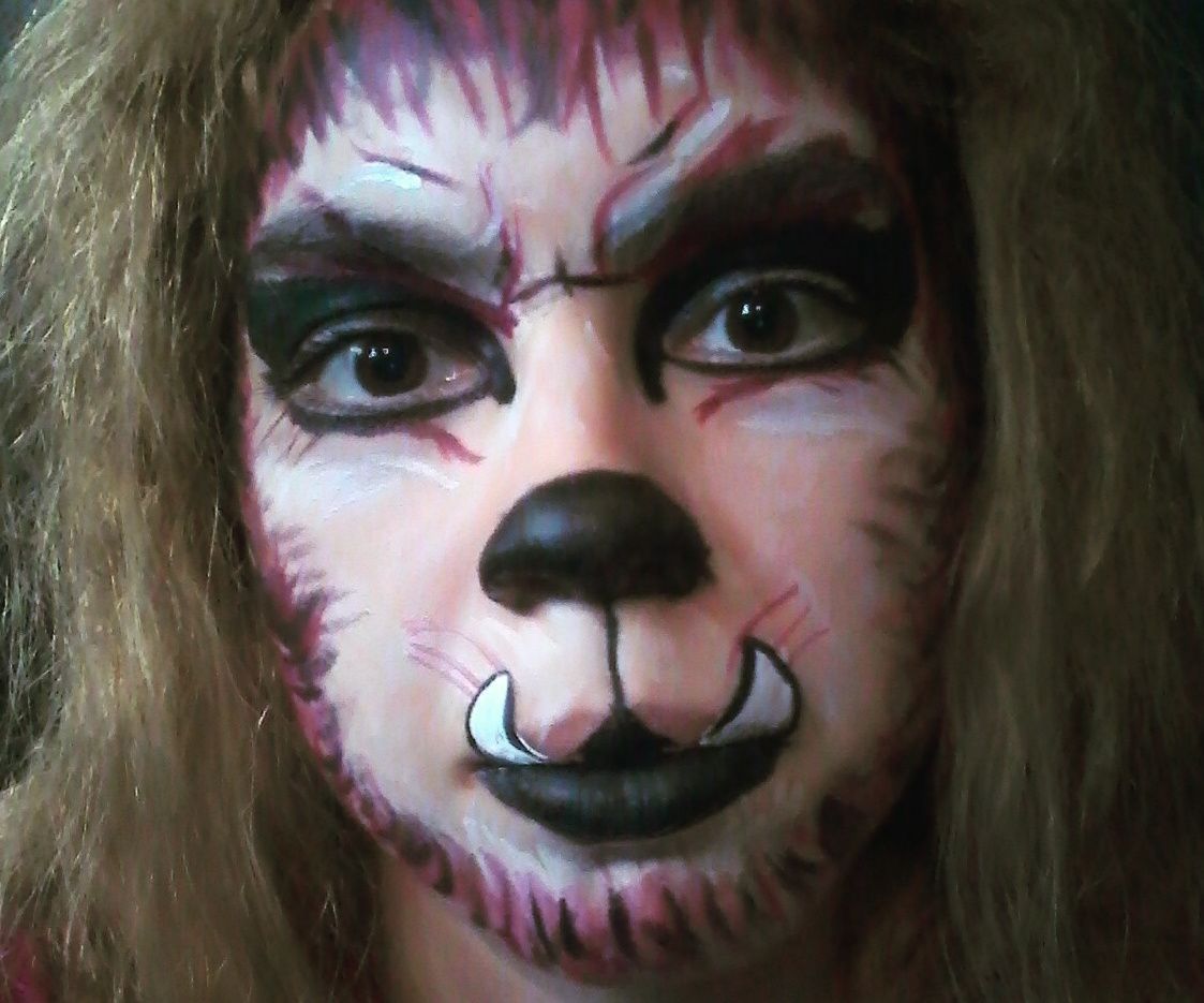 Werewolf Face Paint
