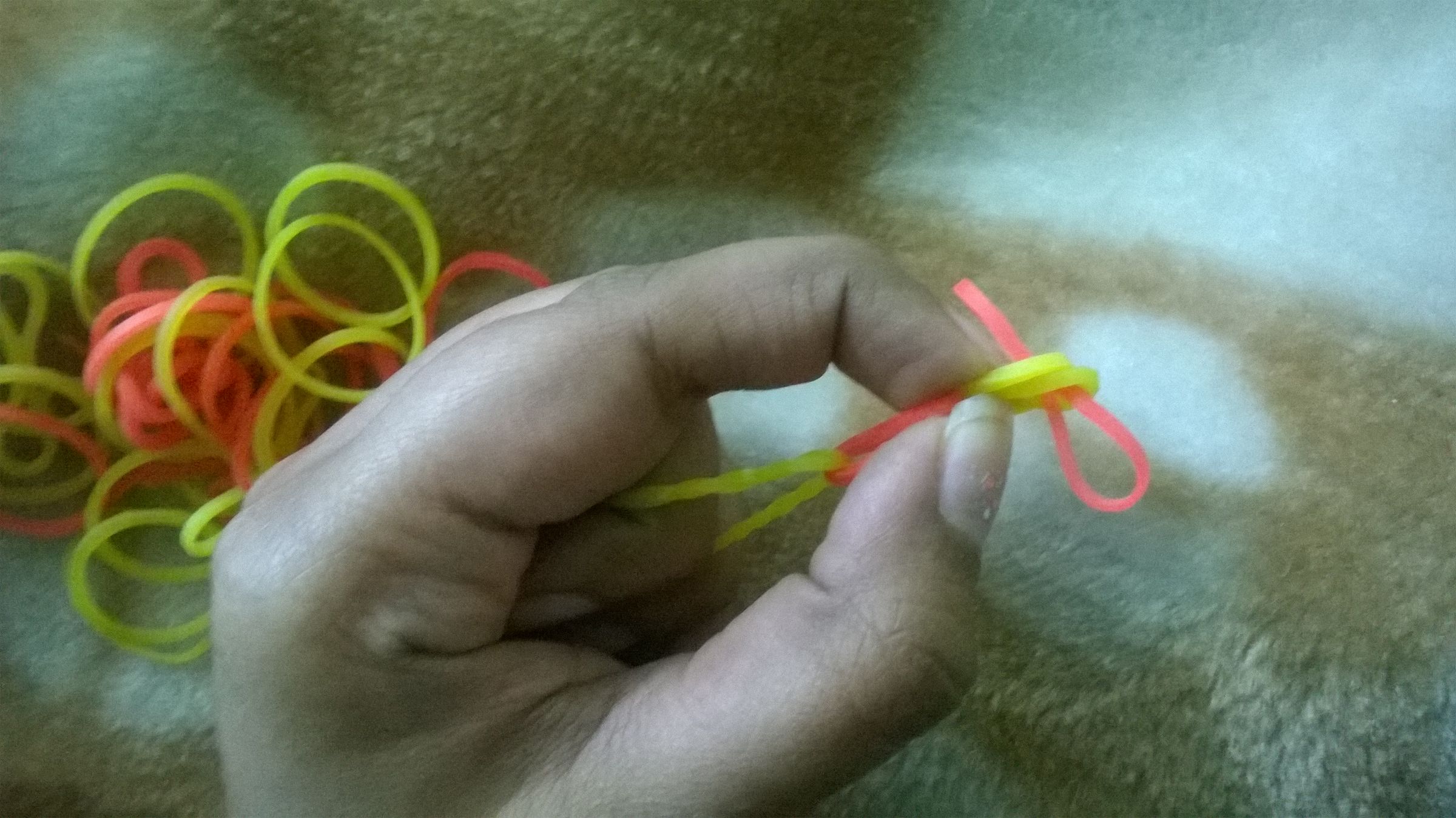 Rubber Band Chains 8 Steps Instructables