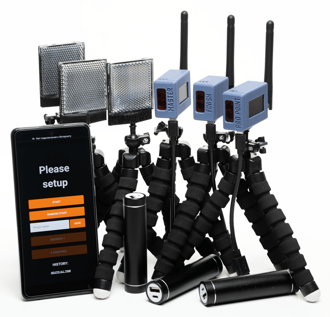 Wireless Timer for BMX, Running, Sprint.