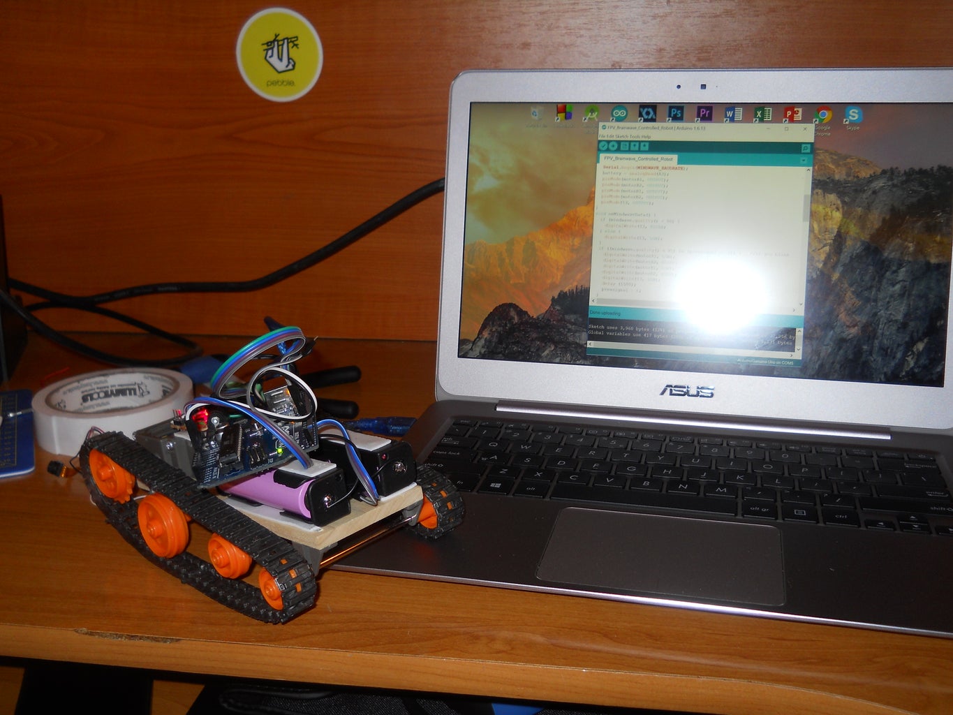 FPV Virtual Reality Arduino Controlled Tracked Robot : 17 Steps (with ...