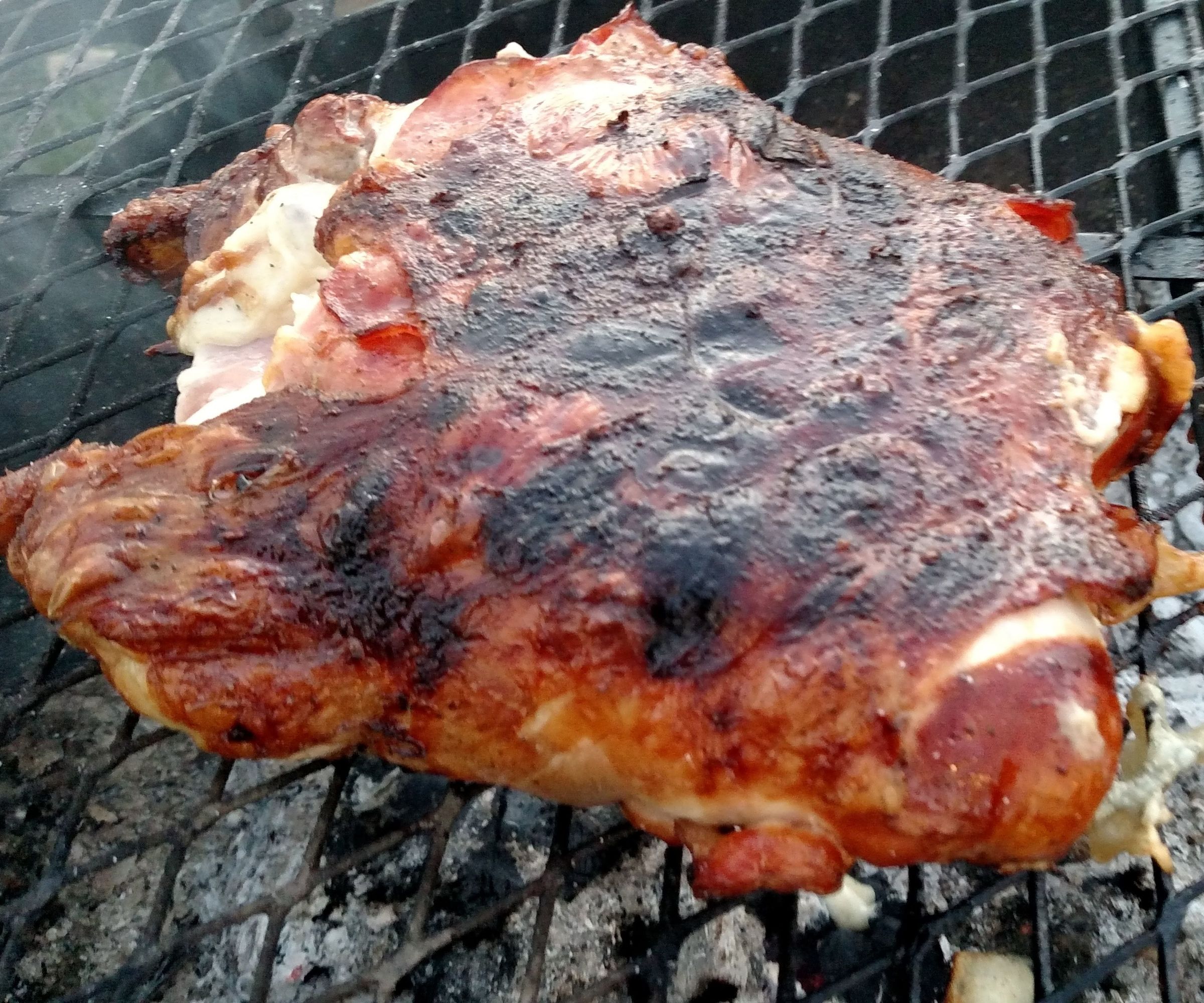 Whole-Roasted Chicken Cordon Bleu