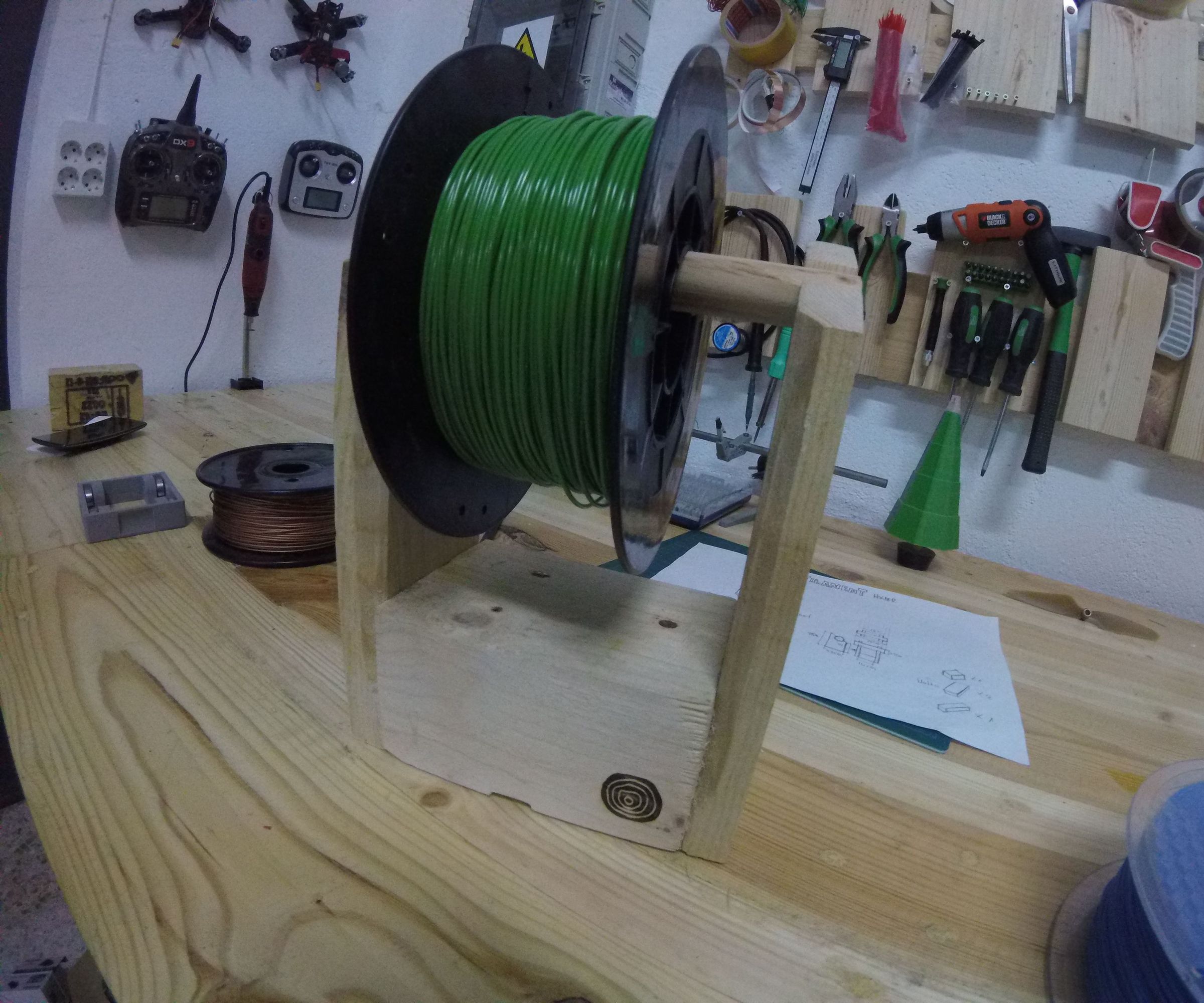 Wood Filament Spool