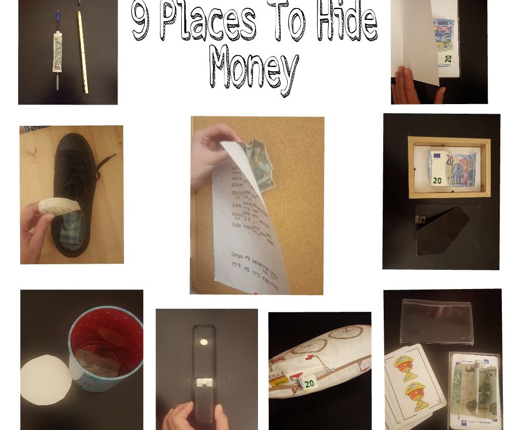 Where is a good place to hide money?