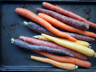 Roasted Rainbow Carrots