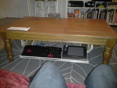 Fold-Out Under-Table Storage Rack : 6 Steps - Instructables