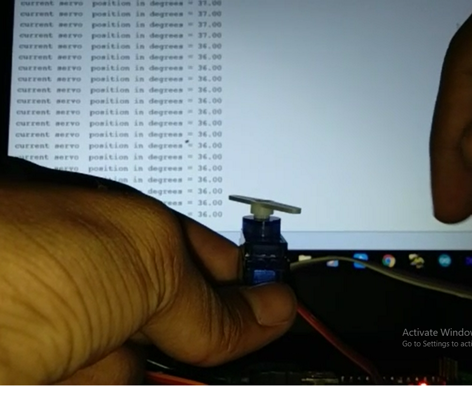 Servo Position Feedback  System With Arduino