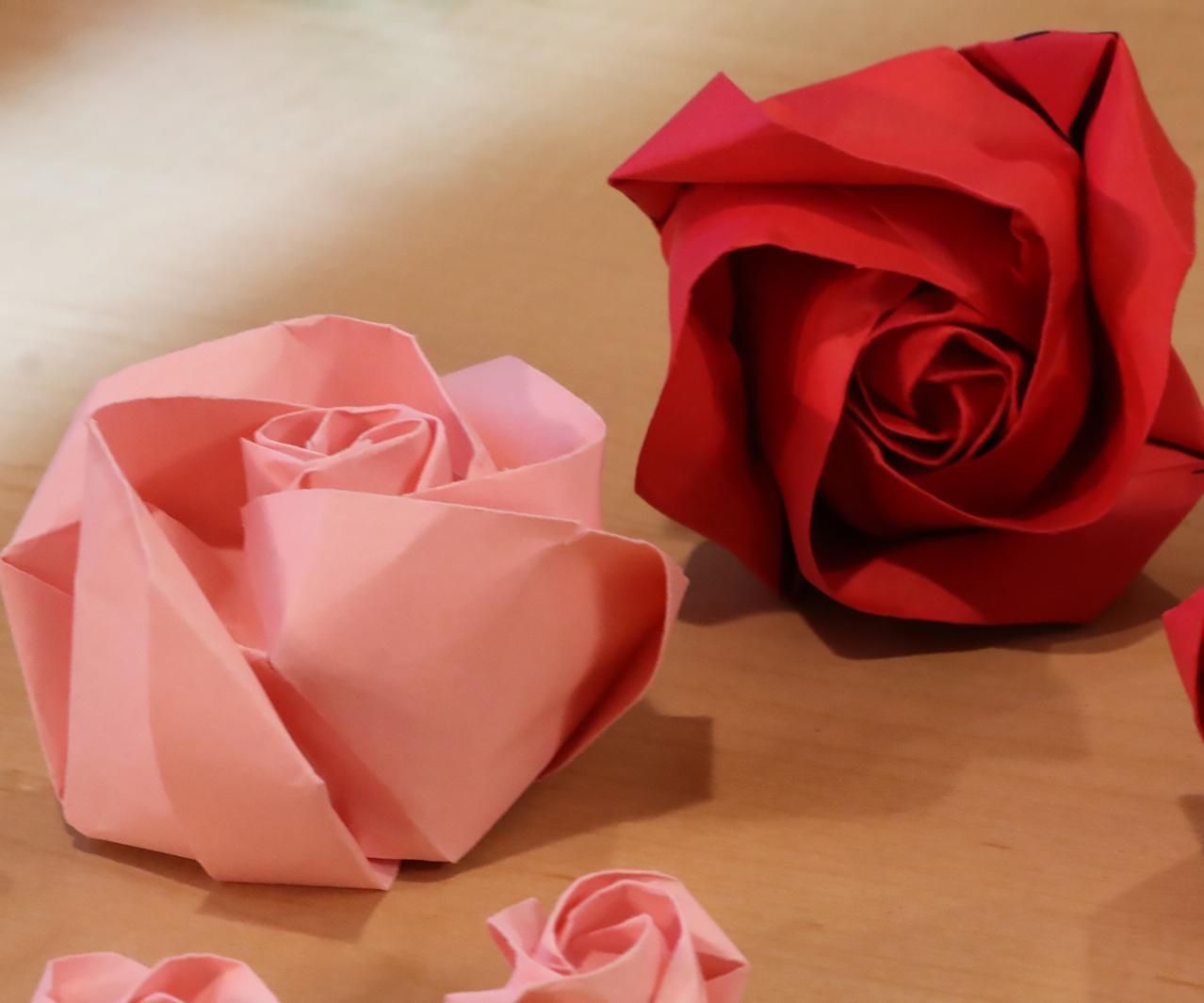 How to Make an Origami Rose